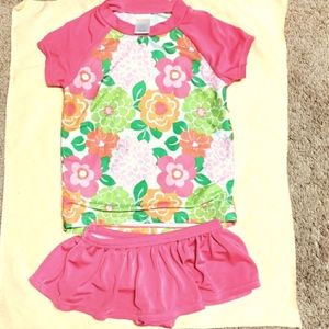 Gymboree girl swim bikinis size 4